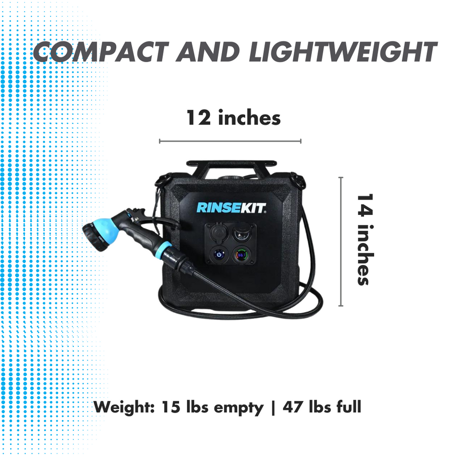 RinseKit - Cube Electric Portable Shower