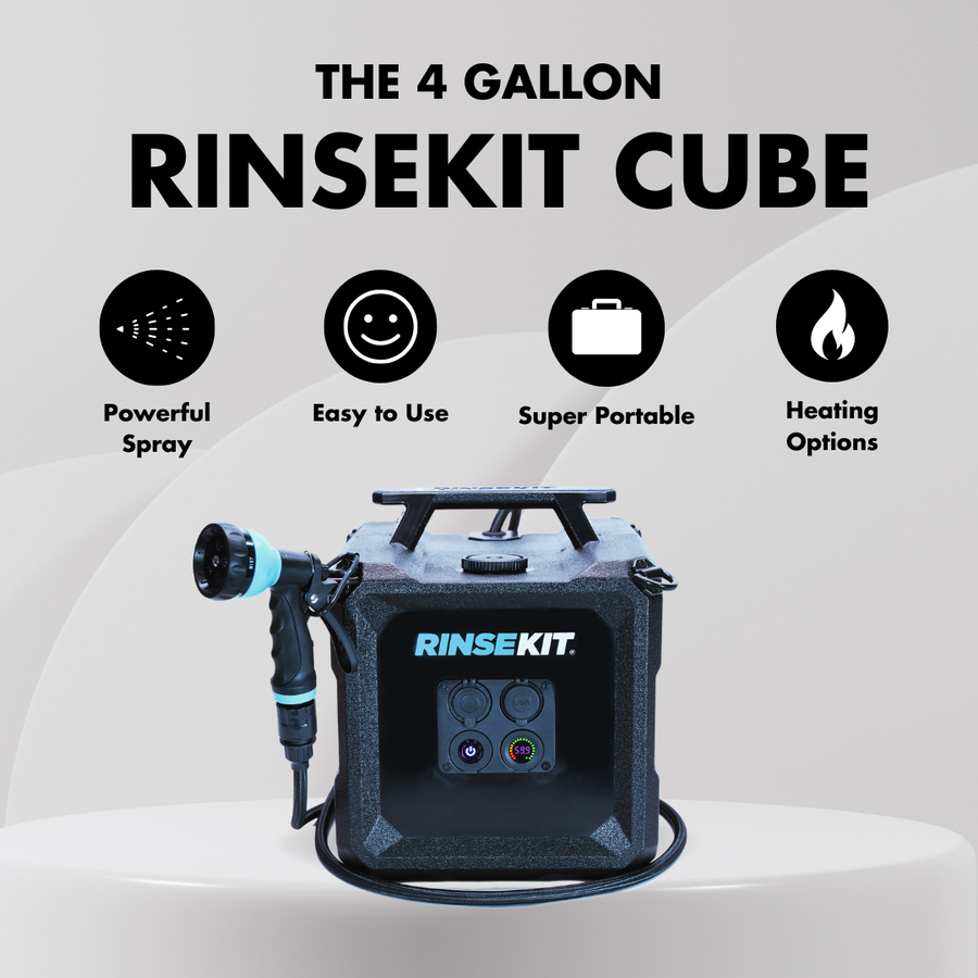 RinseKit - Cube Electric Portable Shower