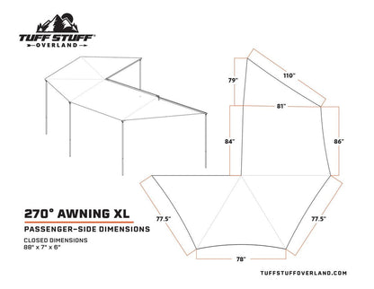 Tuff Stuff - 270 Degree XL Awning